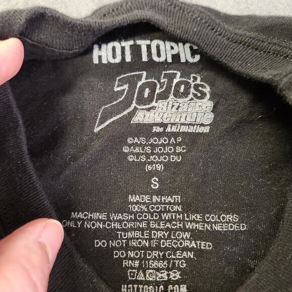 JOJO'S BIZARRE ADVENTURE SS T Shirt Womens S Black Multi Diamond Is Unbreakable - Picture 5 of 10